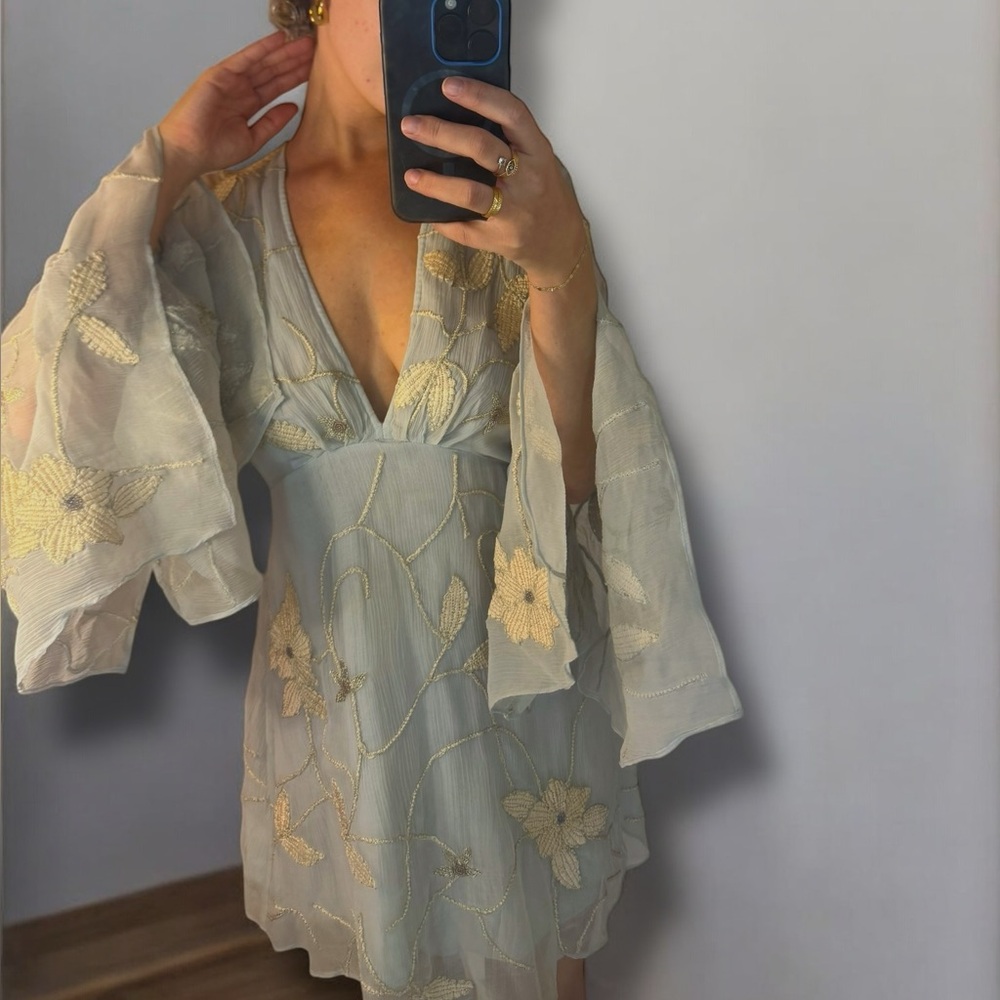 Super Rare-Take a Chance Free People mini dress XS